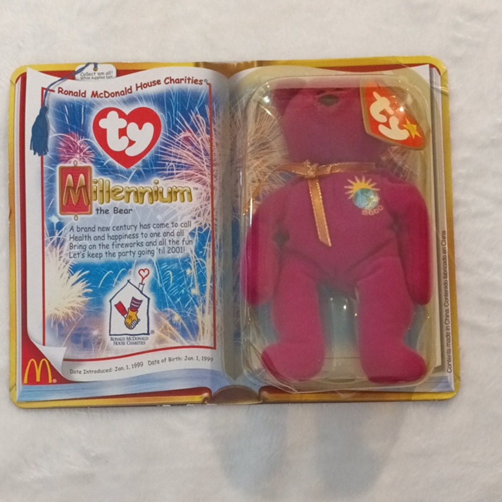 McDonald's TY Beanie Baby Millennium The Bear